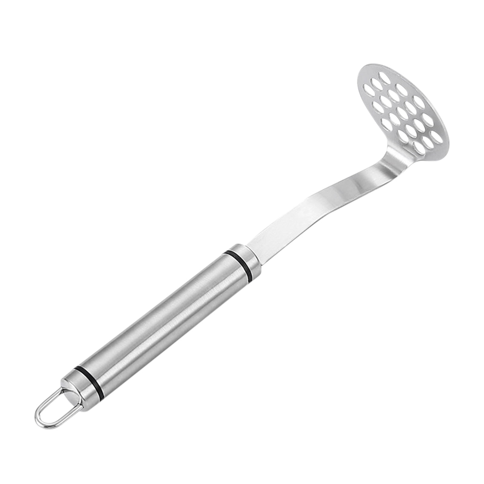 ZAROYEAX Stainless Steel Mashing Spoon Potato Masher Manual Mashed