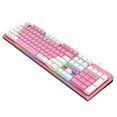 ZAROYEAX USB Wired Gaming Keyboard with Rainbow LED Backlight Silent