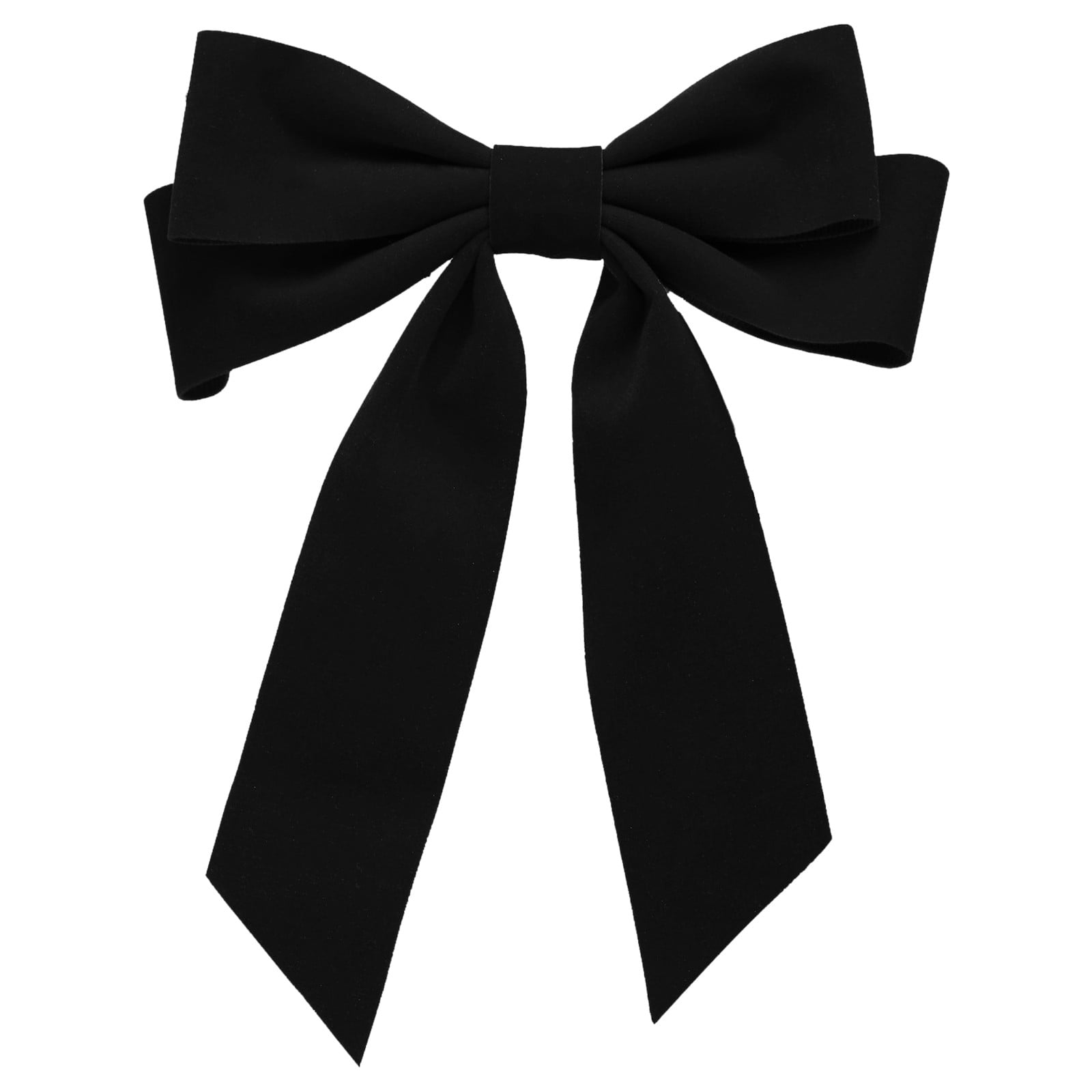 ZAROYEAX Vintage Encouraged Black & Red Bow Hair Clip Elegant & Timeless A Beautiful Addition to