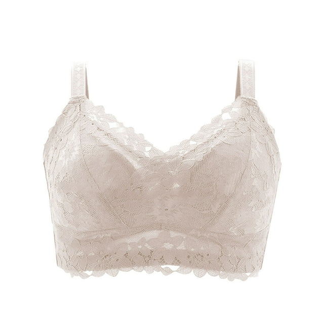 ZAROYEAX Women's Solid Color Ultra Thin Bra Anti Sag Minimizing Effect