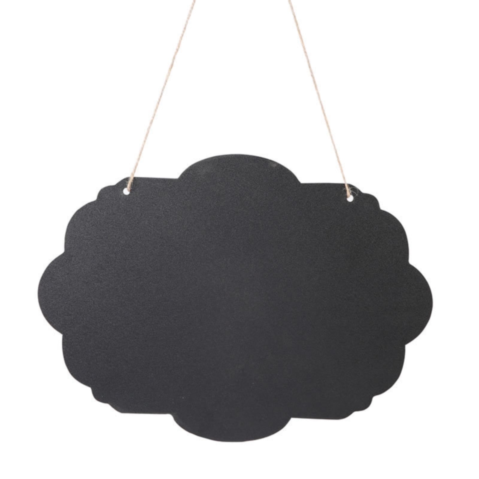 ZAROYEAX Wooden Small Blackboard Four Hanging Double Sided Message