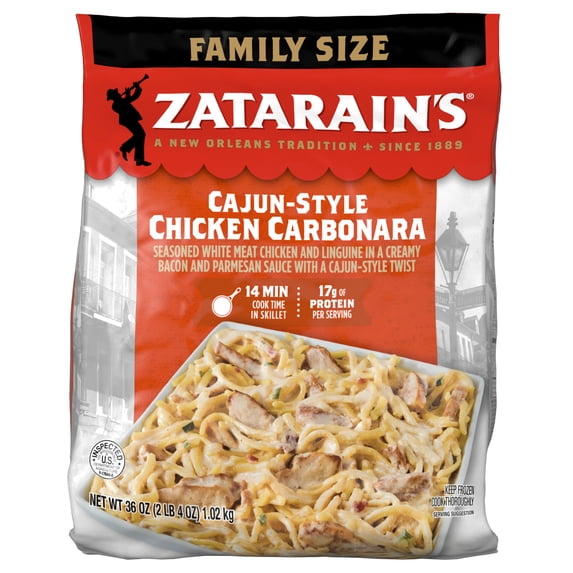 Zatarain's Cajun Style Chicken Carbonara - Family Size, 36 oz