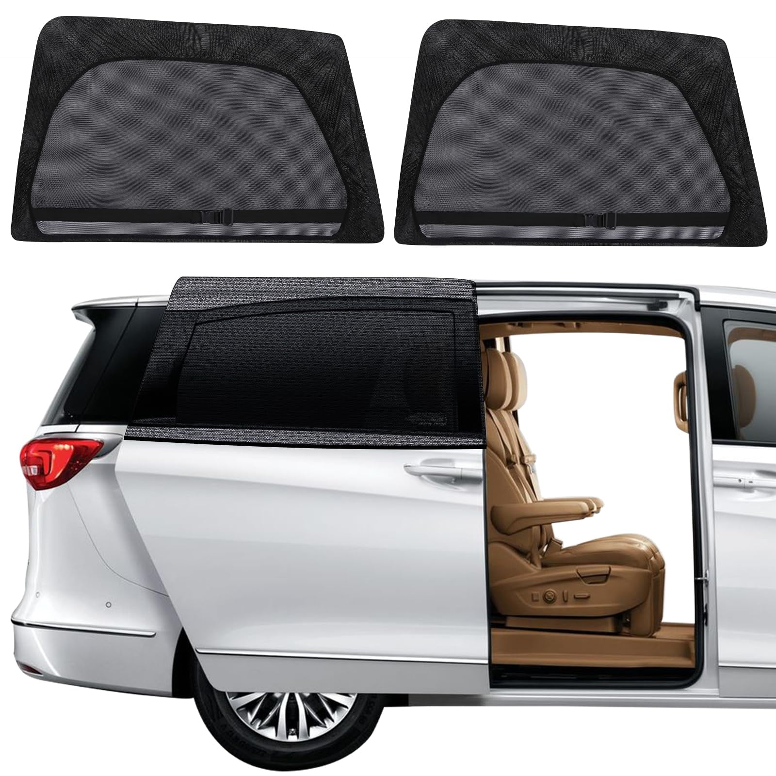 ZATOOTO Car Window Screen for MPV Minivan Truck 2 Pack, Special Single ...