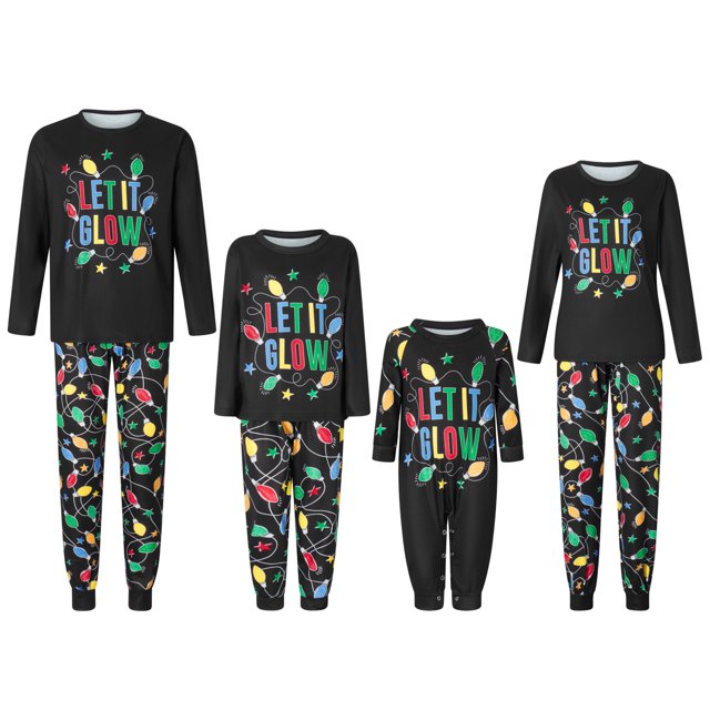 ZAXARRA Family Matching Christmas Pajamas Set Cotton Xmas Deer Holiday