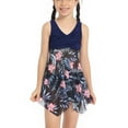thumbnail image 1 of ZAXARRA Girl Swimsuit High Waist Swimwear Women Ruffle Bikini 2Pcs Bathing Suit for Family, 1 of 9