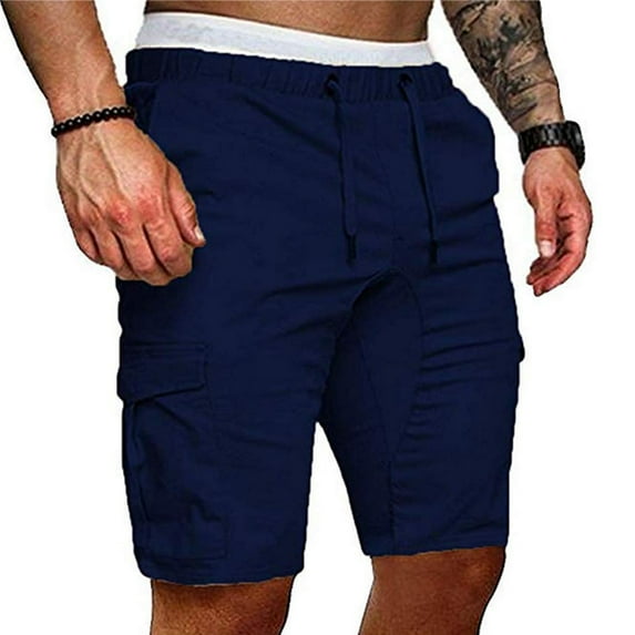 ZAXARRA Mens Cargo Shorts Combat Military Army Casual Summer Hiking Pants
