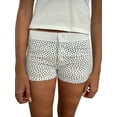 thumbnail image 1 of ZAXARRA Women Lounge Shorts, Low Waist Button Closure Printed Slim Pajama Shorts Sleepwear, 1 of 6