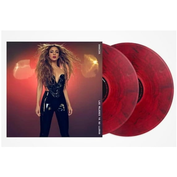 Shakira - Las Mujeres Ya No Lloran - Alternative cover & Ruby Red Swirled - Music & Performance - Vinyl