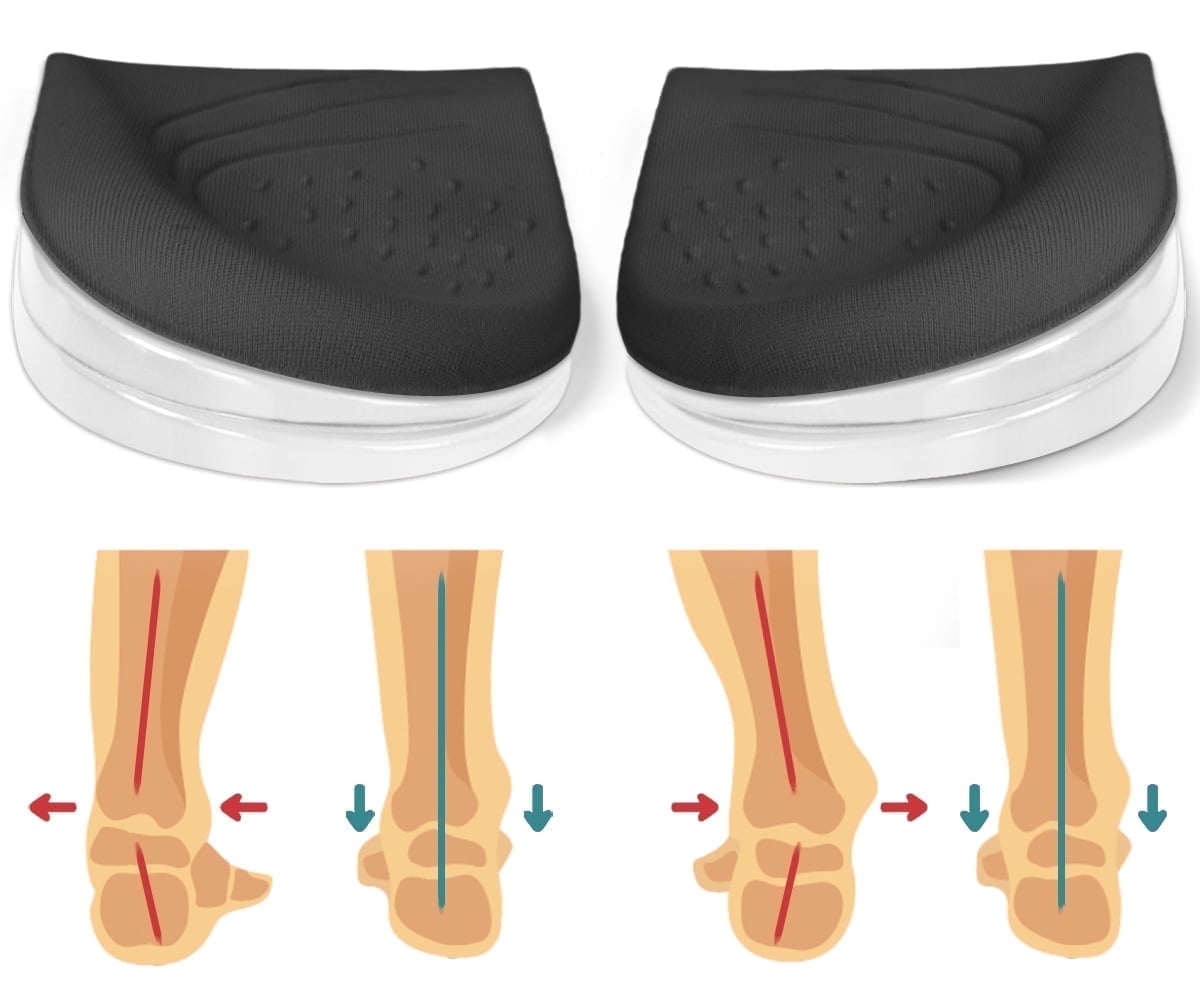 ZAZAIKS3 Layers Adjustable Heel Wedge Inserts for Supination ...