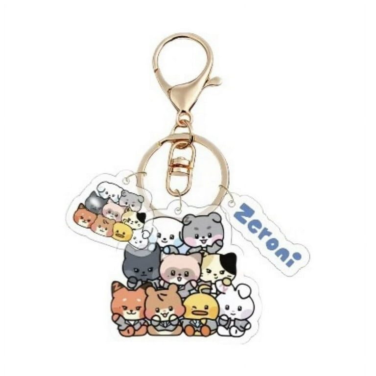 ZB1 Keychain, ZEROBASEONE Keyring KPOP Merch Merchandise Cartoon