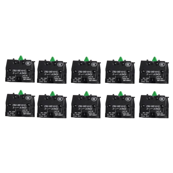 ZB2-BE101C Push Button Switch 10A 600V Normally Open Joystick Control for Industrial Electrical Equipment Panel Mounting