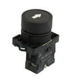 thumbnail image 1 of ZB2-EA3351 NO Normally Open Black Sign Ignition Momentary Push Button Switch, 1 of 1