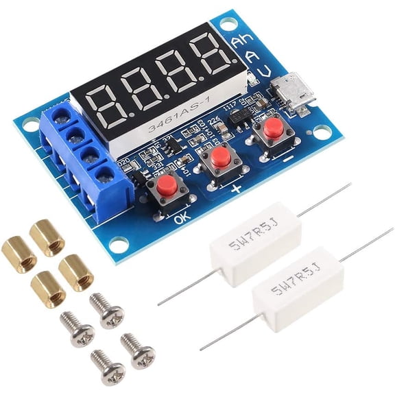 ZB2L3 Battery Tester LED Digital Display Micro USB Power Capacity Li-ion Lithium