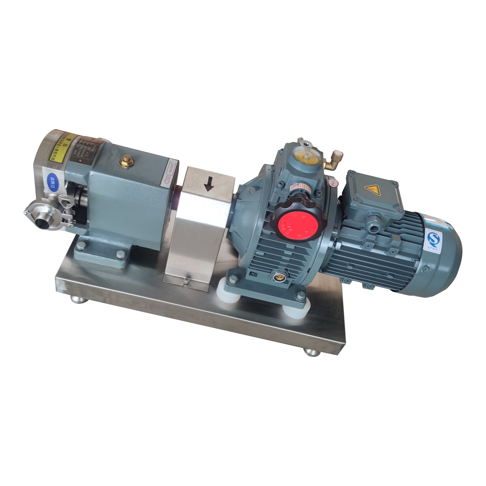 ZB3A-6 Cam Rotor Pump Rotary Lobe Pump Transfer Pump Colloid Pump 220V ...