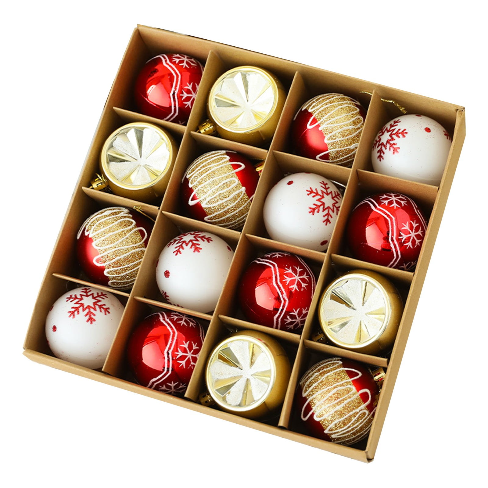 ZBBMUYHGSA 16X Christmas Balls On Sale, Hangs Christmas Ball Christmas