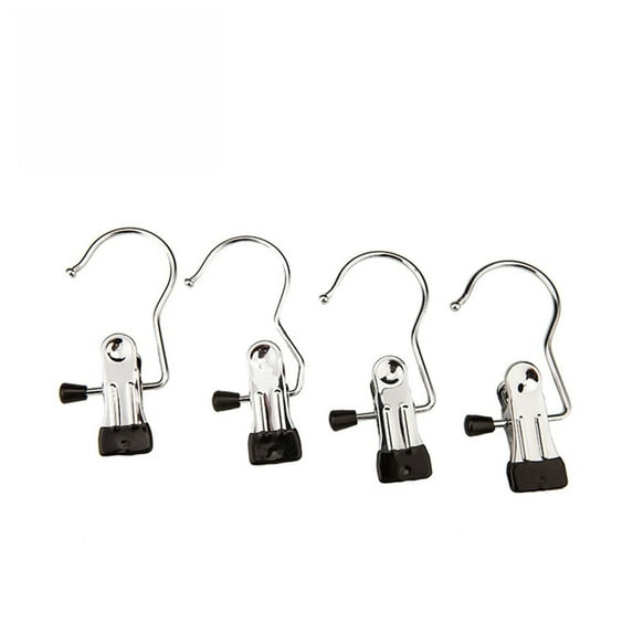 ZBBMUYHGSA Laundry Clipsingle Head Adhesive Multifunctional Hook Clip Stainless Steel Hat Clip Pants Clip Skirt Storage Clip
