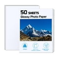 ZBEIVAN 8.5x11 Photo Paper, Glossy Photo Paper 50 Sheets, 8.5"x11