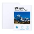 ZBEIVAN Photo Paper 4x6 inch High Glossy Paper 50 Sheets, 200 GSM Paper