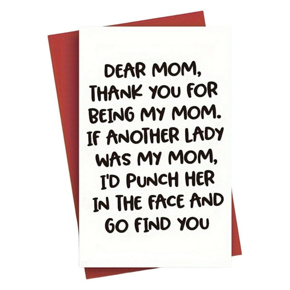 ZBFJINX Cute Dog Mom Birthday Day Card Day From Dog Puppy Birthday Card For Dog Mom Dog Mom Card For Her Women Dog Mom Ever Home Decor Collection