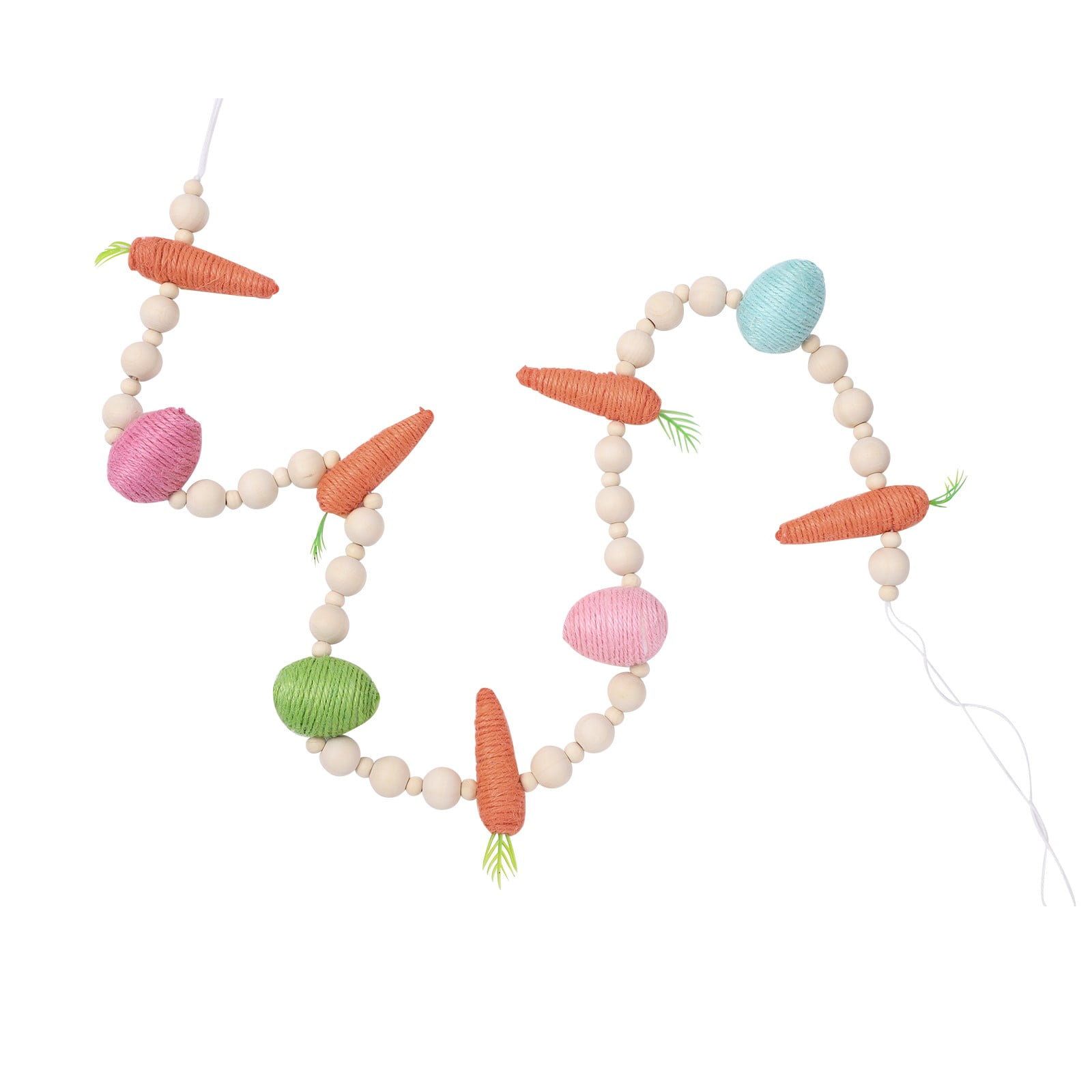 ZBFJINX Easter Banner Bunny Garland Carrot Garland Carrot Decor Carrot