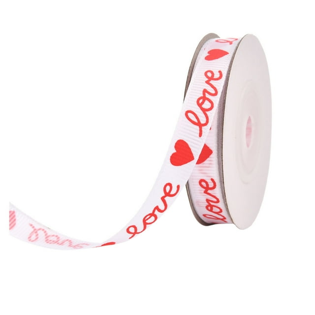 ZBFJINX Hearts Ribbon - Valentine's Day Mother's Day Satin Ribbon