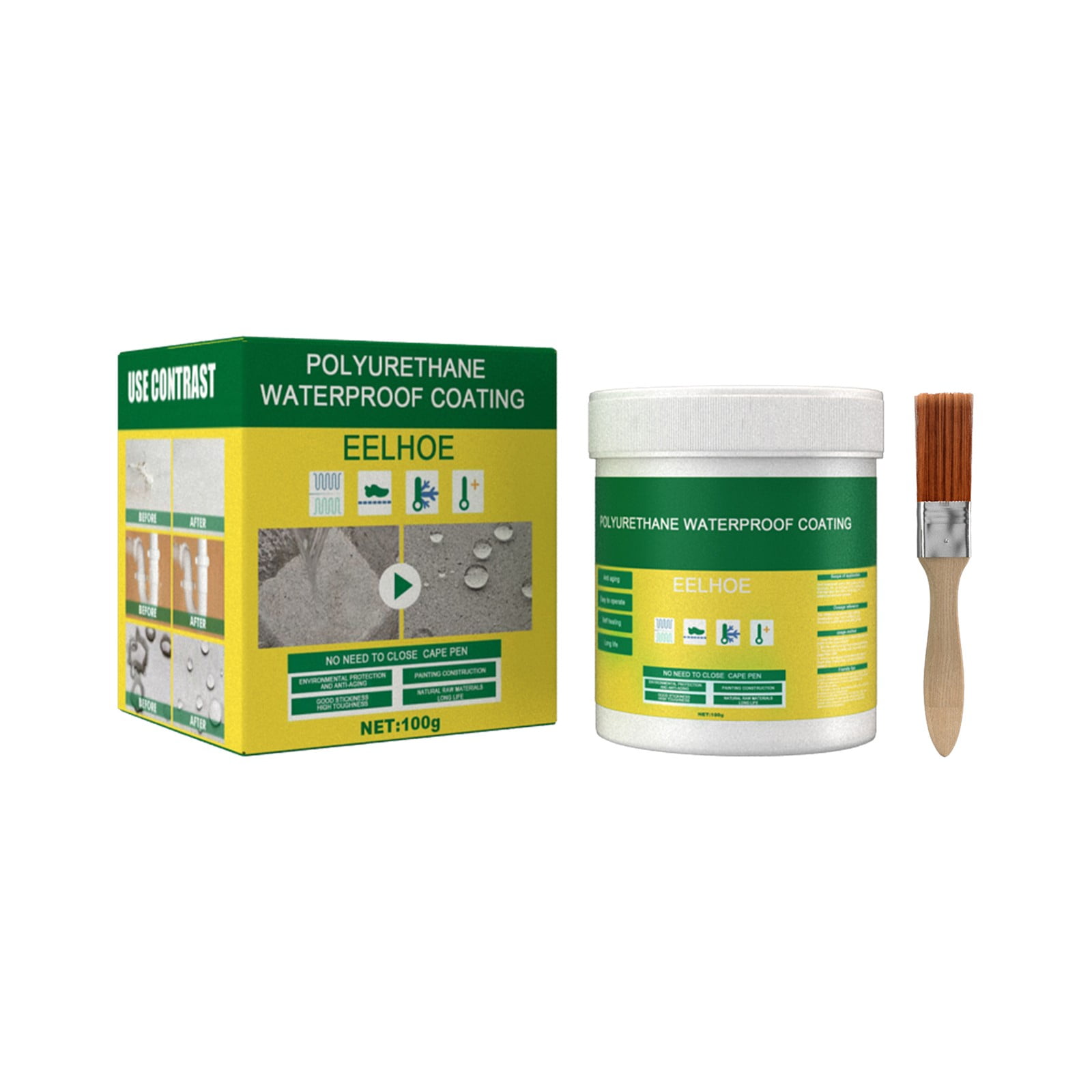 ZBFJINX Transparent Waterproofs Glue Exterior Wall Bathroom Toilet