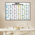 ZBFJINX Year Planner 2025 Wall Calendar (74 X 52 Cm) Wall Planner With