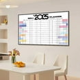 ZBFJINX Year Planner 2025 Wall Calendar (74 X 52 Cm) Wall Planner With