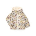 thumbnail image 1 of Jessica Simpson Toddler Girls Floral Puffer Jacket with Hood, Heavyweight, Sizes 2T-5T, 1 of 3