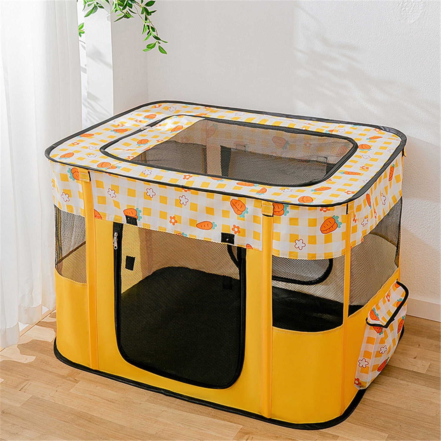 ZBH Cat Cage Indoor Cheap,Crate for Cat,Pet Crates for Cats,Indoor Cat Enclosure,Pet Playpen,Collapsible Dog Playpen