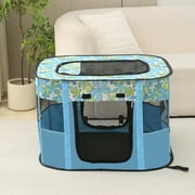ZBH Designs Large Pop Open Kennel, Portable Cat Cage Kennel, Pet bed