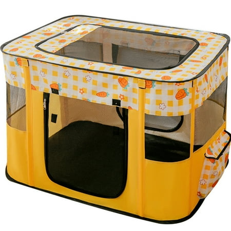 ZBH Dog Playpen Portable Pet Play Pens for Small Dog/Cat/Rabbit/Chicks, Cat Playpen Indoor/Outdoor