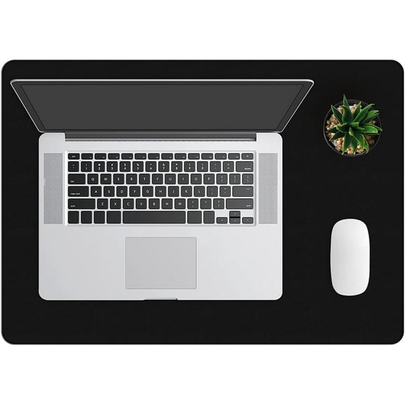 ZBRANDS // Leather Smooth Desk Mat Pad Blotter Protector 24 x 17 inches