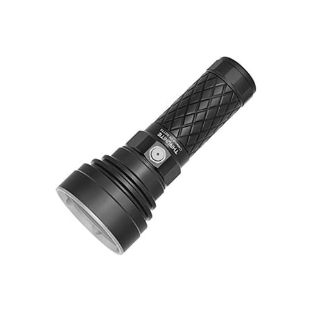 ZC Catapult V6 SST70 USB-C Rechargeable Flashlight, 2836 Lumens, 692m Long Beam Distance, High-Performance LED Searchlight for Tactical, Camping, and Hiking, Black, Cool White - CW
