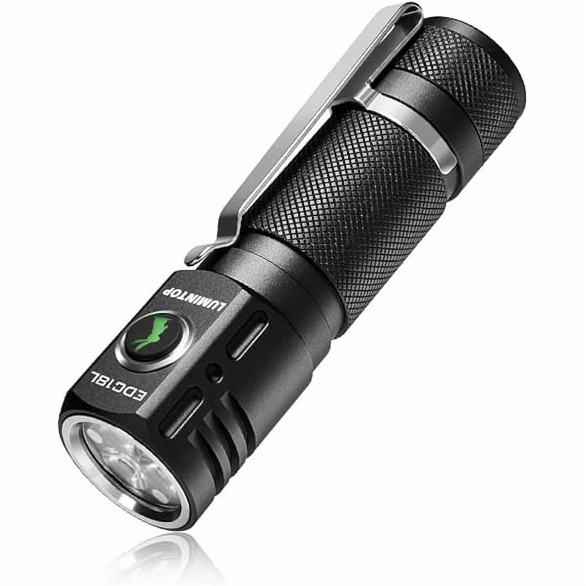 ZC EDC18L LED Torch 2800 Lumens Powerful Flashlight Simplified UI, High Lumen Tactical & Survival, 5 Modes for Hiking, Hunting, Camping & Dog Walking - Neutral White