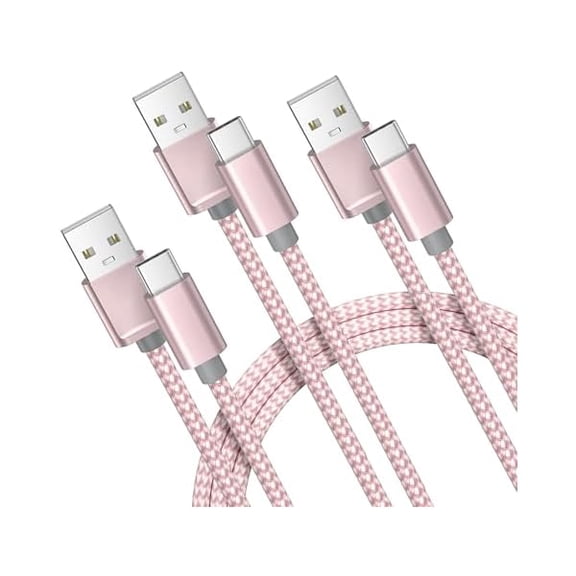 ZC USB Type C Charger Cable 3Pack 3.3/6.6/10FT,Charging Cord for iPhone 17 Air,Apple 16 16e 15 Pro Max,Samsung Galaxy A10E A55 A54 A53 A70 A72 A73 A42 A34 A33,S25 S24 S23 S22 Plus,Google Pixel