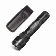 ZC WF-502B Tactical Flashlight with Holster, Single Mode 1000 Lumens LED Flashlight with Duty Belt Holster, Bright Small EDC Flashlight with Torch Case Holder Pouch Battery Not Included