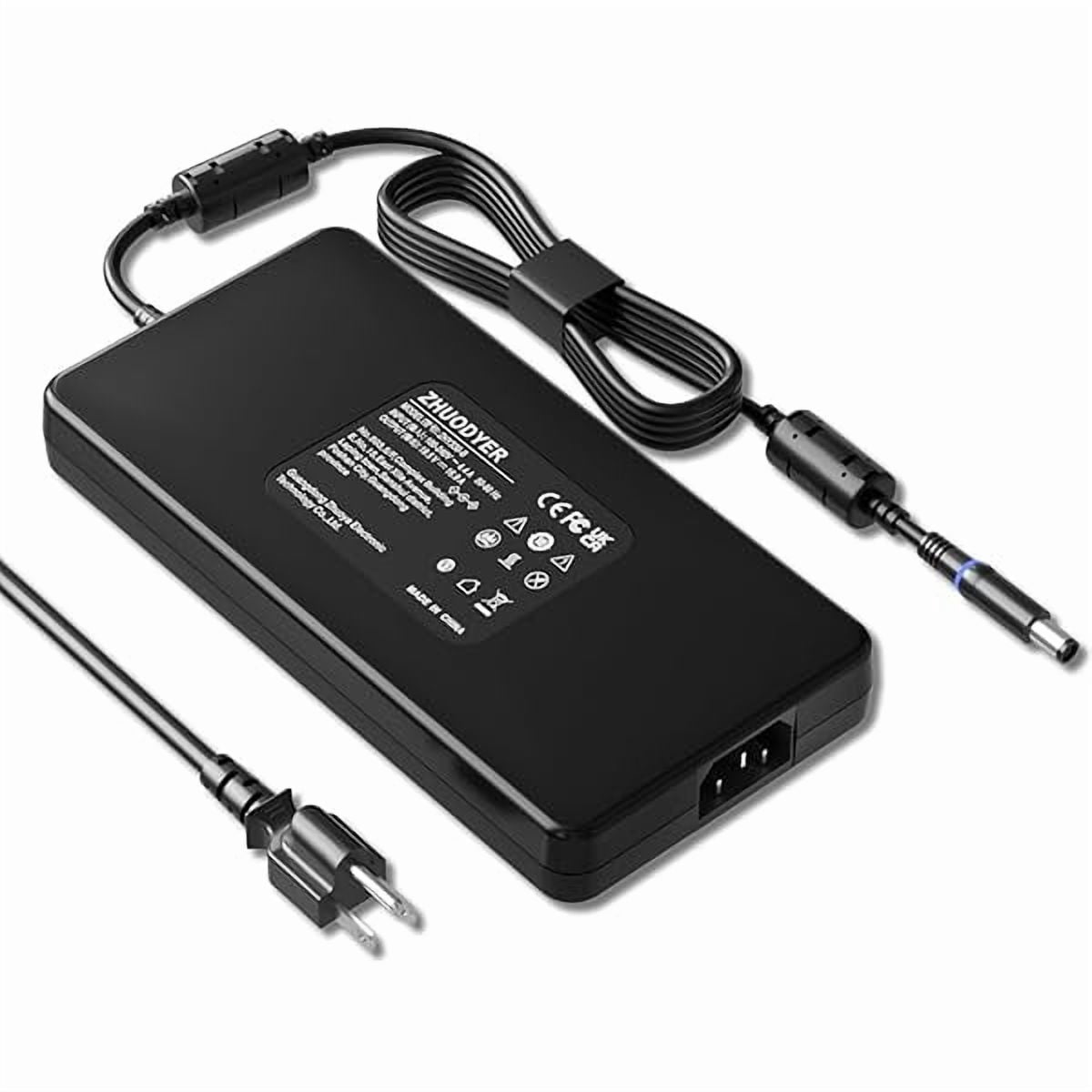 ZC19.5V 16.9A 330W Laptop Charger Compatible with Dell Alienware M17 M18X X17 X51 m16 m18 x16 R1 P124F001 P51E001 P120F001, Area-51m G15 G16 5530 7630 AC Gaming Laptop Power Supply Adapter Cord