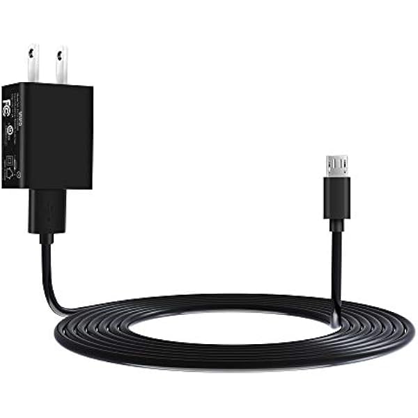 15W Rapid Charger For Kindle Paperwhite, Oasis, Voyage & All E-Readers - 6.6Ft Cable