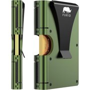 ZCCard Wallet for Men Slim Minimalist Metal Wallets with Money Clip - Rfid Thin Front Pocket Credit Card Holder - Gift for Men Husband Father at Anniversay Brithday