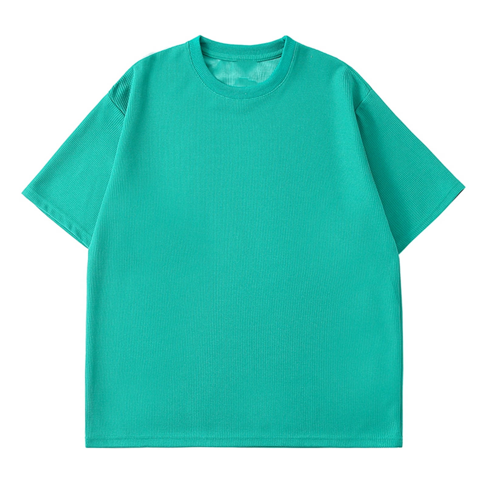 MARKET｜SHORT-SLEEVED ROUND NECK T-SHIRTS (399001364 SAG ZCFZJW Baggy Shirts for Men Candy Color Print Summer Short