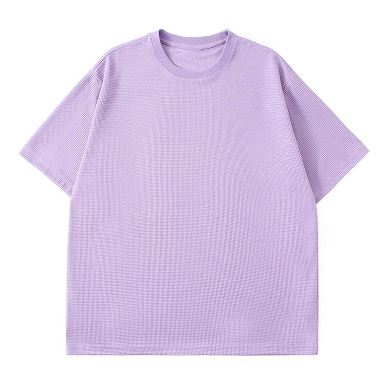 ZCFZJW Baggy Shirts for Men Candy Color Print Summer Short