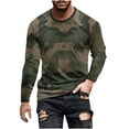 thumbnail image 1 of ZCFZJW Big and Tall Regular Fit Graphic T-Shirts for Men Casual Long Sleeve Crewneck Basic Workout Tees Shirt Tops Loose Lightweight Comfy Pullover Sweatshirts Multicolor#14 L, 1 of 5