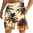 thumbnail image 1 of ZCFZJW Big and Tall Regular Fit Swim Trunks for Men Casual Summer Tropical Fruit Pattern Print Elastic Waist Beach Board Shorts Bathing Suit with Pockets Multicolor#09 XXXXL, 1 of 8