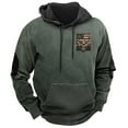 thumbnail image 1 of ZCFZJW Cowboy Hoodie for Men Western USA Flag Pattern Print Drawstring Hooded Sweatshirt Country Graphic Print Oversized Pullover Shirts with Pocket Navy M, 1 of 4