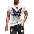 thumbnail image 1 of ZCFZJW Cute 3D Animal Print T-Shirts for Men Lightweight Casual Summer Short Sleeve Round Neck Graphic Tees Shrit Tops Trendy Holiday Outfit Clothes 2024 Multicolor#12 XXL, 1 of 5