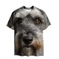 thumbnail image 1 of ZCFZJW Cute 3D Dogs Printed T-Shirts for Men Big and Tall Regular Fit Casual Summer Short Sleeve Crewneck Basic Tees Tops Novelty Graphic Tshirts Gray#01 XXL, 1 of 8