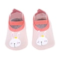 thumbnail image 1 of ZCFZJW Cute Cartoon Pattern Baby Floor Socks Summer Toddler Kids Boys Girls Anti-Slip Slipper Shoes Home Indoor Soft Soled Shoes Socks Z01-Pink 2-3 Years, 1 of 3