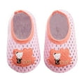 thumbnail image 1 of ZCFZJW Cute Cartoon Pattern Baby Floor Socks Summer Toddler Kids Boys Girls Anti-Slip Slipper Shoes Home Indoor Soft Soled Shoes Socks Z06-Pink 12-18 Months, 1 of 4