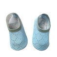 thumbnail image 1 of ZCFZJW Cute Cartoon Pattern Baby Floor Socks Summer Toddler Kids Boys Girls Anti-Slip Slipper Shoes Home Indoor Soft Soled Shoes Socks Z07-Blue 3-4 Years, 1 of 3